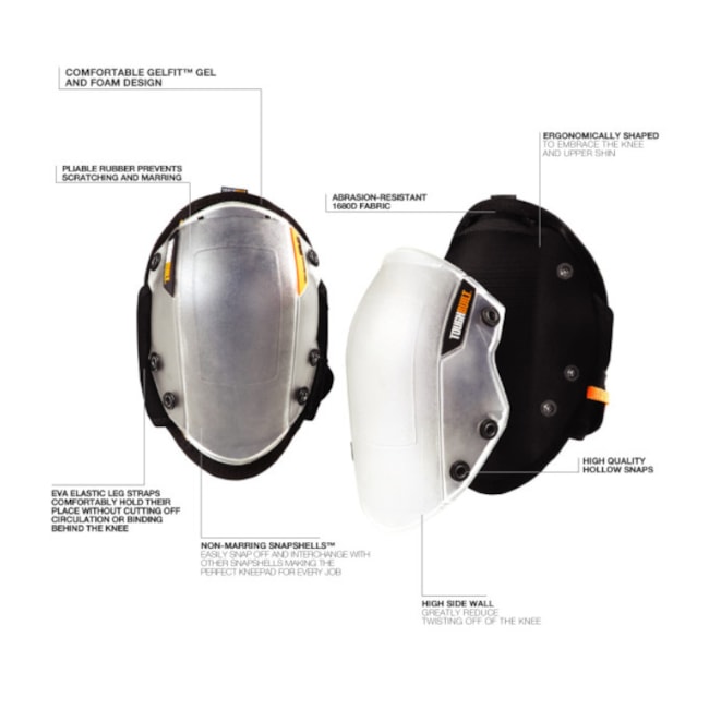 Joelheiras de Proteção 2 em 1 GelFit TB-KP-G203 TOUGHBUILT-4d2b7941-3a24-4290-9ad6-ecf8ab98ce14