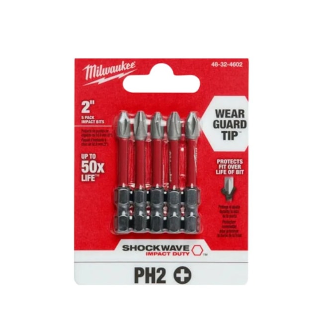 Jogo Bits Philips de Impacto PH2 x 50mm com 05 Peças 48-32-4602 MILWAUKEE-63d7f7c7-ba39-4fc3-af70-b9c3925ba0f7