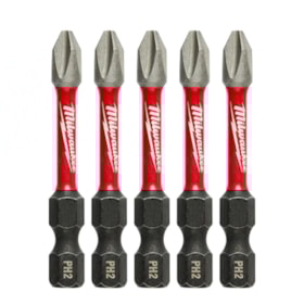 Jogo Bits Philips de Impacto PH2 x 50mm com 05 Peças 48-32-4602 MILWAUKEE