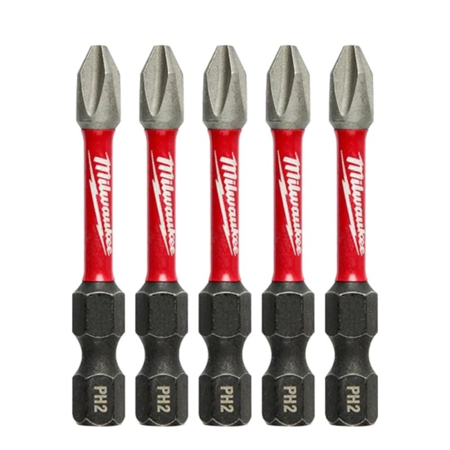 Jogo Bits Philips de Impacto PH2 x 50mm com 05 Peças 48-32-4602 MILWAUKEE-926e0265-c24e-49c6-8505-3a5060c2258c