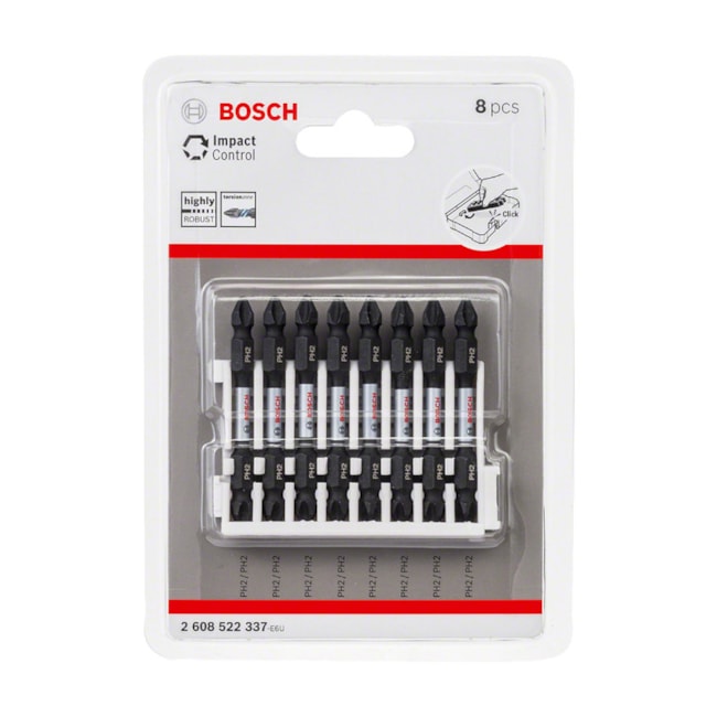 Jogo Bits PRO Phillips Impact Duplo 65mm 8 Peças 2608522337 BOSCH-b4e87b58-88aa-4fef-97e4-6dd8607a2172