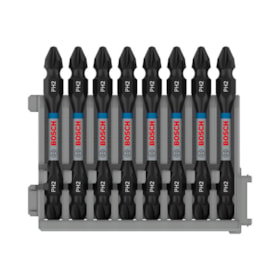 Jogo Bits PRO Phillips Impact Duplo 65mm 8 Peças 2608522337 BOSCH