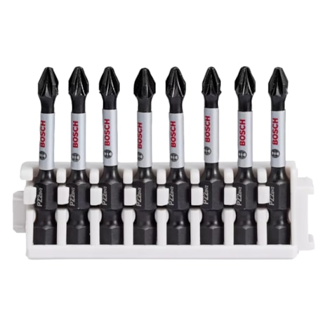 Jogo Bits PRO Pozidriv Impact 55mm Encaixe 1/4