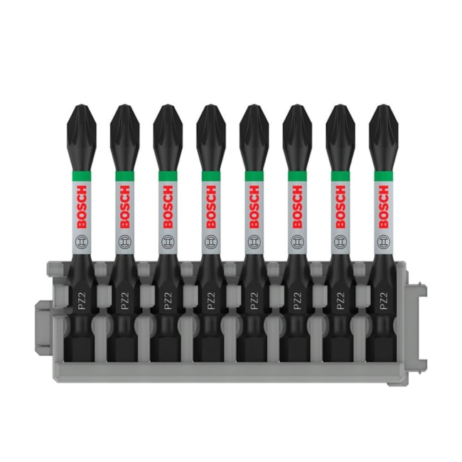 Jogo Bits PRO Pozidriv Impact 55mm Encaixe 1/4