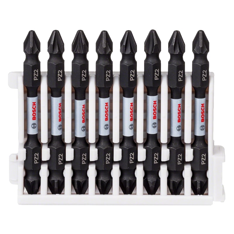 Jogo de Bits de Impacto Duplo Phillips Nº2 x 65mm Encaixe 1/4