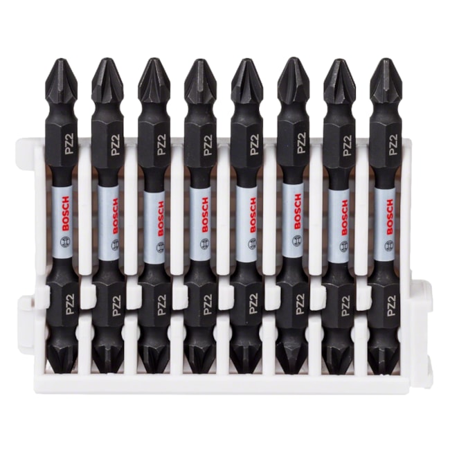 Jogo Bits PRO Pozidriv Impact Duplo 65mm Encaixe 1/4