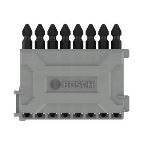 Jogo Bits PRO Pozidriv Impact Duplo 65mm Encaixe 1/4