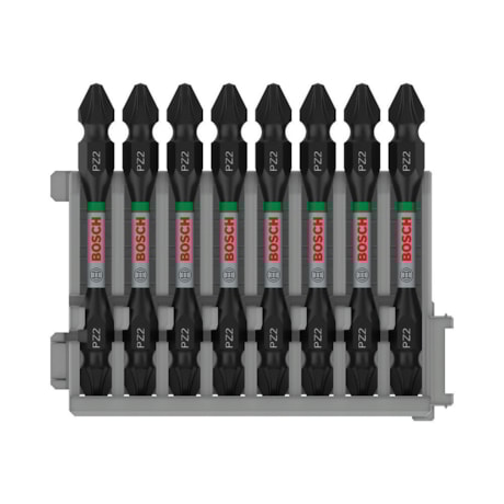 Jogo Bits PRO Pozidriv Impact Duplo 65mm Encaixe 1/4