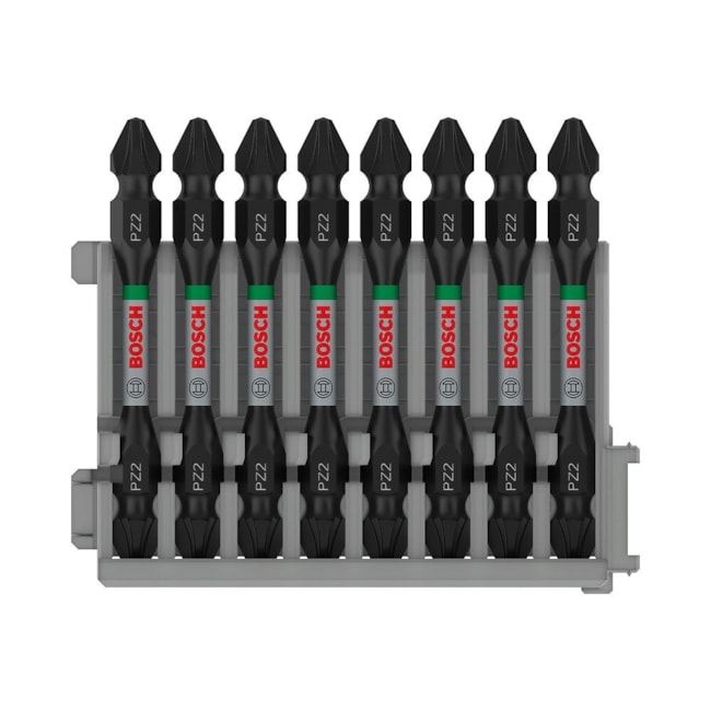 Jogo Bits PRO Pozidriv Impact Duplo 65mm Encaixe 1/4