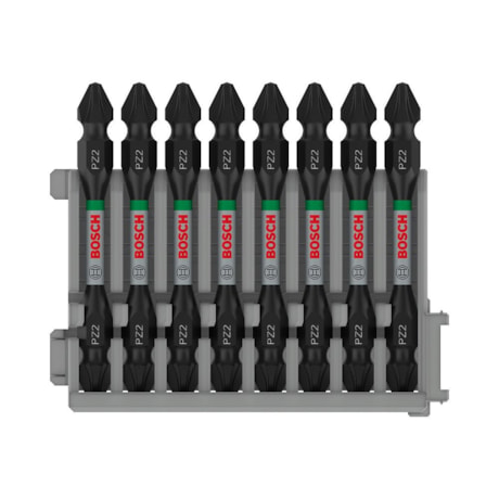 Jogo Bits PRO Pozidriv Impact Duplo 65mm Encaixe 1/4