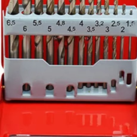 Jogo Brocas para Metais 1.5 à 6mm 13 Peças 37262 HTOM-e580ff89-9b78-45d4-a147-42bbc559ad9d