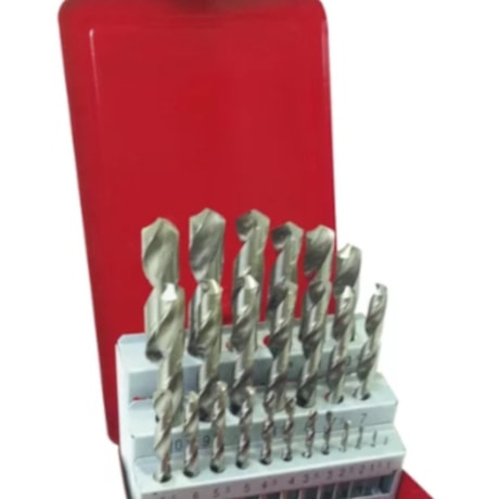Jogo Brocas para Metais 1 à 13mm 25 Peças 37264 HTOM-4dfb13df-f0d2-4e48-9b8d-03f457e57192