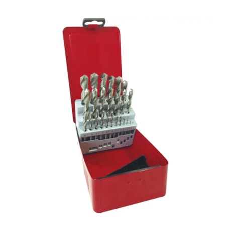 Jogo Brocas para Metais 1 à 13mm 25 Peças 37264 HTOM-f7b18b7e-8cd5-423a-a63e-2a4a3c6fd392