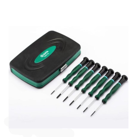 Jogo Chave Torx Reta De Precisão T5 a T15 com 7 Peças ST09315SJ SATA-b72b1422-ce73-484e-8ece-7955140910f0