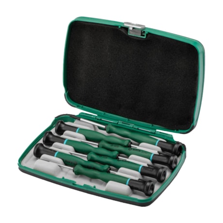 Jogo Chave Torx Reta De Precisão T5 a T15 com 7 Peças ST09315SJ SATA-8e080d85-247e-44a3-a576-7fa52048e366