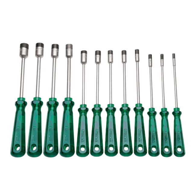 Jogo Chaves Canhão de 3mm a 14mm com 12 Peças 44250212 TRAMONTINA PRO-a1d1a48b-da9b-4764-b49e-6ecdc818fa6c