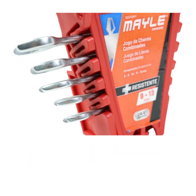Jogo Chaves Combinadas 8 a 13mm 5 Peças 102415MY MAYLE-d4481267-42c7-4d22-ba5b-4f1e0097a681