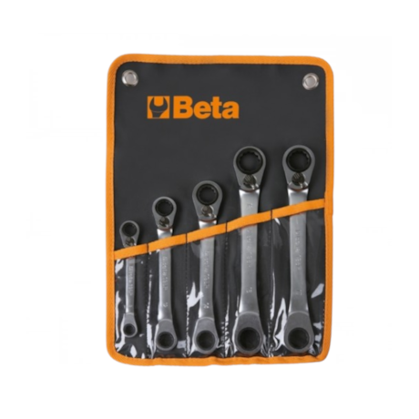 Jogo Chaves Estrela Catraca Reversível 8 a 10mm Angular c/ 5 Peças 195P/B5 BETA-11823879-3903-4cd9-babf-b07cddf34b21