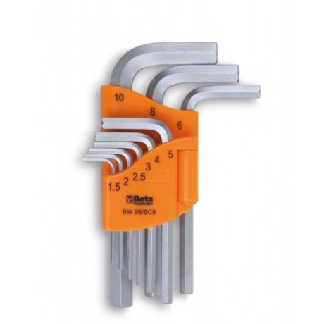 Jogo Chaves Hexagonais L 1,5 a 10 mm com 9 Peças BW 96/SC9 BETA WORKER-778d5d66-94d8-4ade-8c34-dae81e7effab