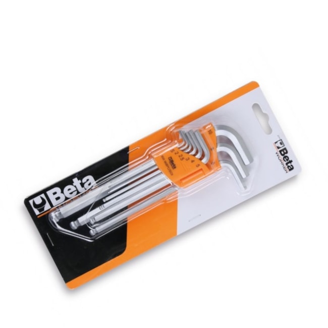 Jogo Chaves Hexagonais L Abauladas 1,5 a 10mm com 9 Peças BW 96BPC/SC9 BETA WORKER-8d11a073-dacc-4fc0-9e22-622c4570c429