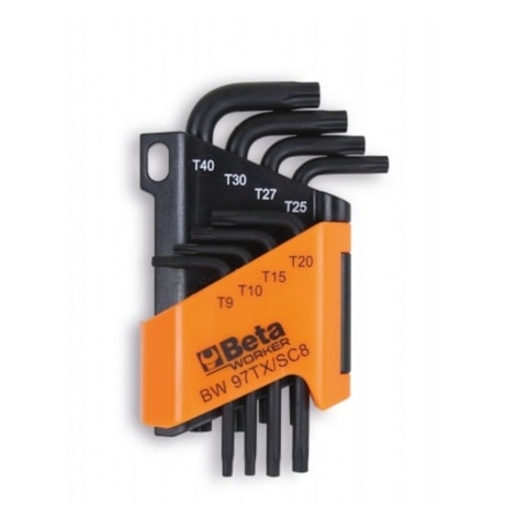 Jogo Chaves Hexagonais L Tipo Torx T9 a T40 com 8 Peças BW 97TX/SC8 BETA WORKER-8c247f4a-e45d-4e50-b394-d6950d68b249