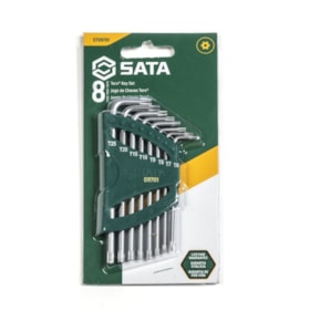 Jogo Chaves Torx L Extra Longa com 8 Peças ST09701 SATA
