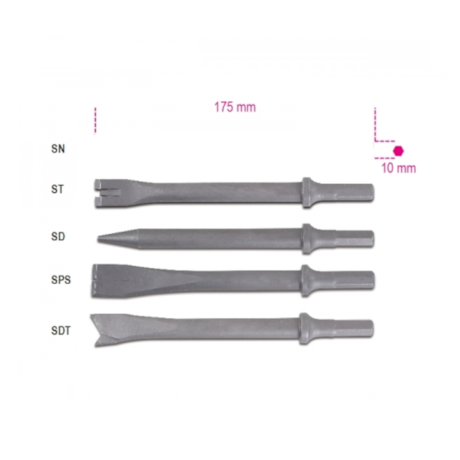 Jogo com 5 Formões para Martelo Pneumático 1940E10/S5 019400050 BETA-ec3b708d-6e55-4ae5-99ff-9ac338e057dc