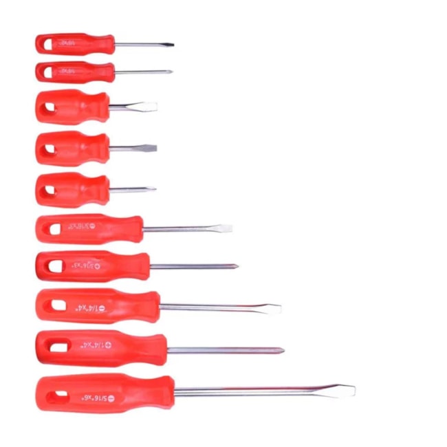 Jogo de 10 Chaves Fenda e Phillips 3072910000 NOVE54-388fa0a5-f8be-4ed0-b102-6f9abf6b445d