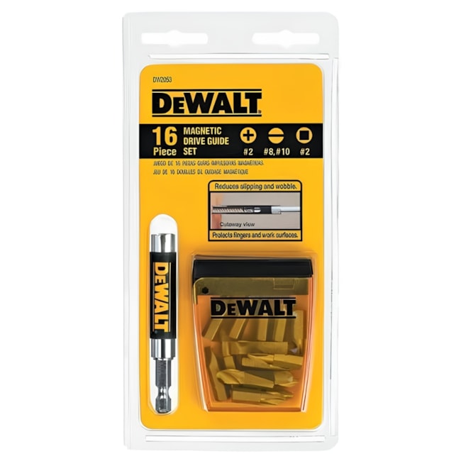 Jogo de 16 Peças para Parafusar com Guia Magnética DW2053 DEWALT-4a93b05b-19ab-4661-961d-ab32261fd007