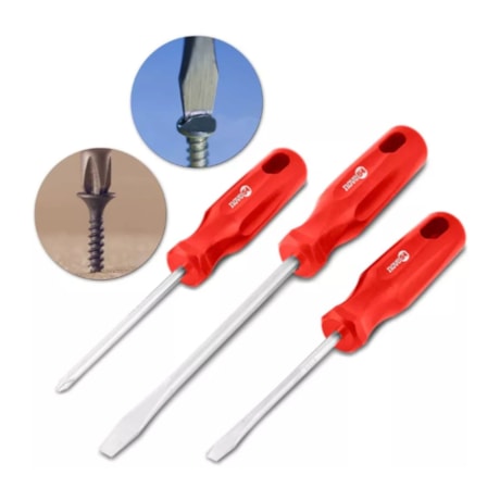 Jogo de 3 Chaves Fenda e Phillips 3072903000 NOVE54-10b1be08-eae1-4c70-b9f1-817cec174443