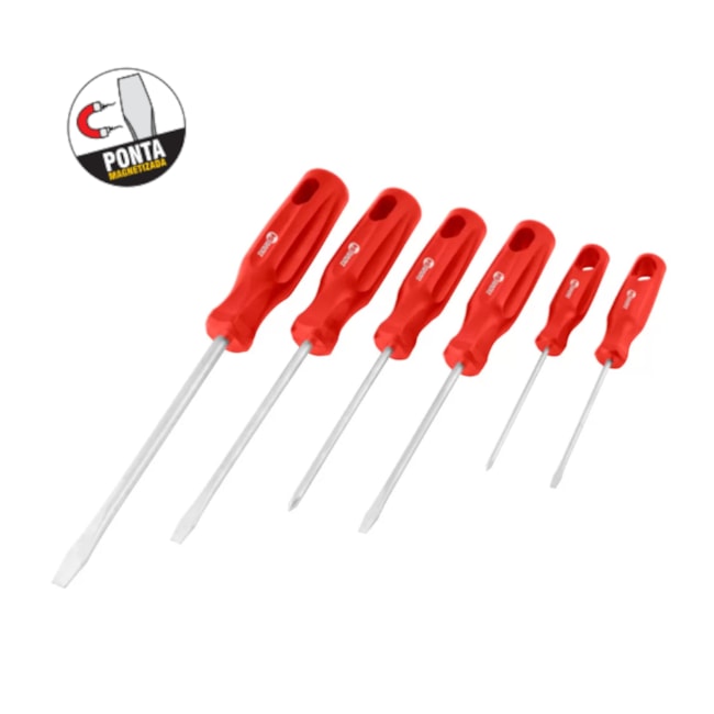 Jogo de 6 Chaves Fenda e Phillips 3072906000 NOVE54-af37be53-f6ac-4495-b05f-2b752582d35d