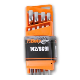 Jogo de 9 Chaves Combinadas de 8mm a 19mm com Catraca Reversível e Expositor 42/SC9E BETA