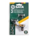 Jogo de Adaptadores para Soquete 1/4" / 3/8" / 1/2" com 3 Peças ST09084SJ SATA