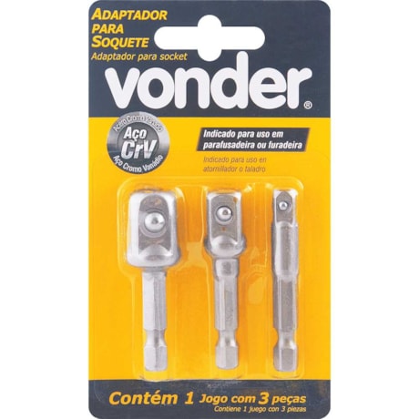 Jogo de Adaptadores para Soquetes com 3 peças 3599000303 VONDER-8f9d9d4b-0a78-4089-8dc5-1602c9889a85