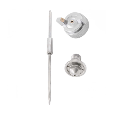 Jogo de Agulha/Bico e Capa de Ar p/ Pistola de Pintura 1.8mm PSV 100 6220200113 VONDER-b5127328-49d0-4bc1-b32f-f736e312c235