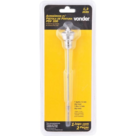 Jogo de Agulha e Bico 1.3mm para Pistola de Pintura PSV 200 6220200204 VONDER-ac13a383-69e9-4b0e-8dc0-525cd3b9c64d