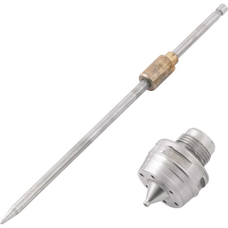 Jogo de Agulha e Bico 1.7mm para Pistola de Pintura PGV 200 6220100207 VONDER-7c26e66c-9142-4e23-b554-311b1218b4ea