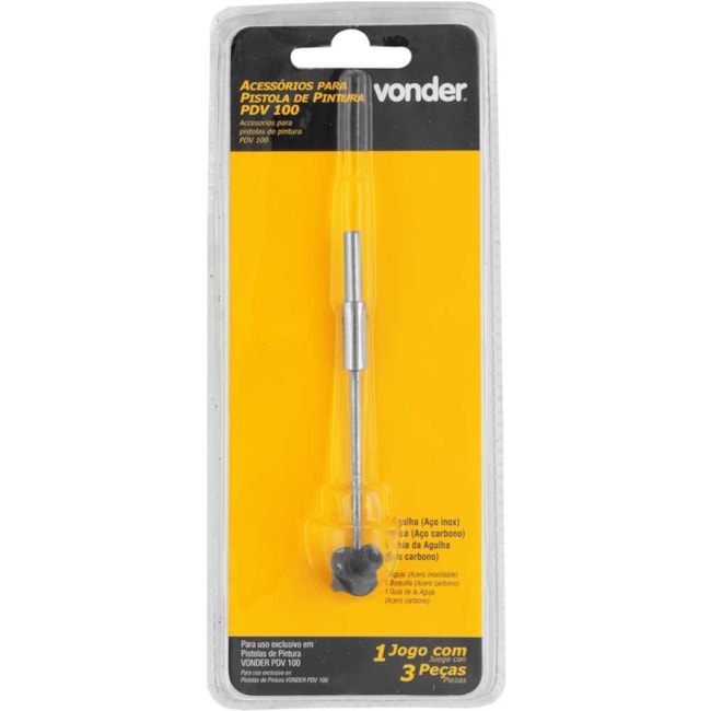 Jogo de Agulha e Bico para Pistola de Pintura PDV 100 6220000107 VONDER-080ce729-7fd5-4ee2-b2ba-9005a8e0391c