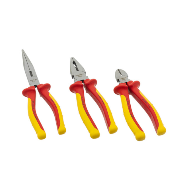 Jogo de Alicates Eletricista VDE 1000V Isolado 3 Peças 84-011 STANLEY-968dbba4-733c-4b9c-9b6a-f1e607ab3ed7