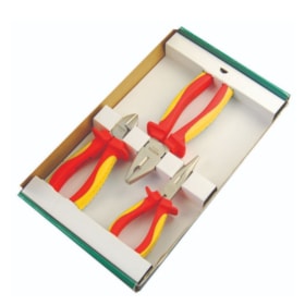 Jogo de Alicates Isolados para Eletricista 1000V VDE com 3 Peças ST09261SJ SATA