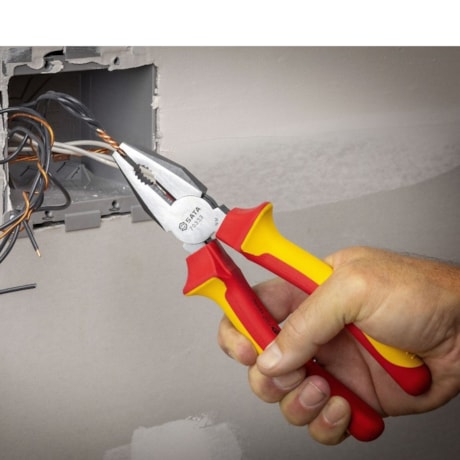 Jogo de Alicates Isolados para Eletricista 1000V VDE com 3 Peças ST09261SJ SATA-98aecfb1-0324-4a5f-b0bd-90a042cb3501