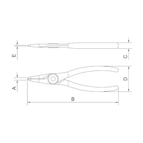 Jogo de Alicates para Anéis 4 Peças 44011/504 TRAMONTINA PRO-dee1a090-73cf-423d-af9e-34da9b0264ec
