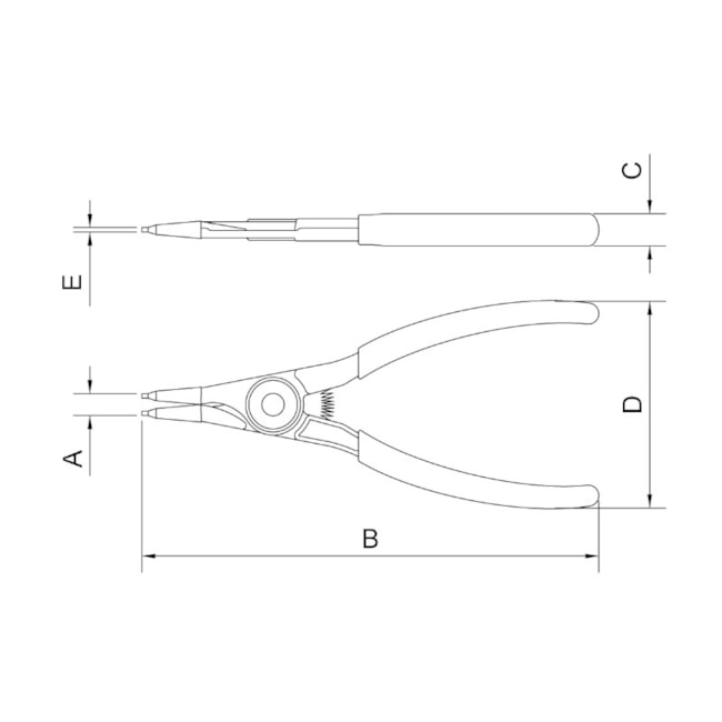 Jogo de Alicates para Anéis 4 Peças 44011/504 TRAMONTINA PRO-c229e199-451b-4c24-9936-09c8ad33cb5c