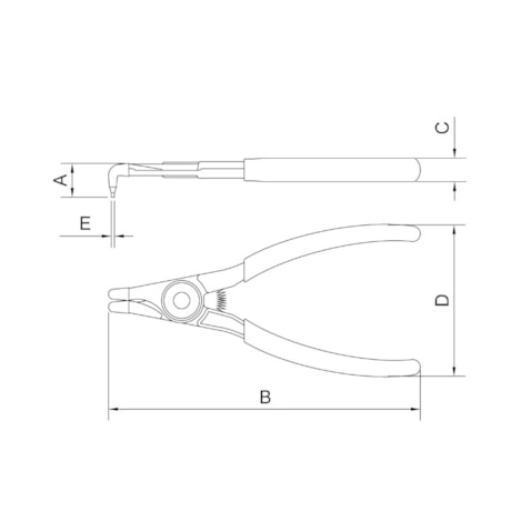 Jogo de Alicates para Anéis 4 Peças 44011/504 TRAMONTINA PRO-2efebb99-a218-4629-8082-f1d15cacb318