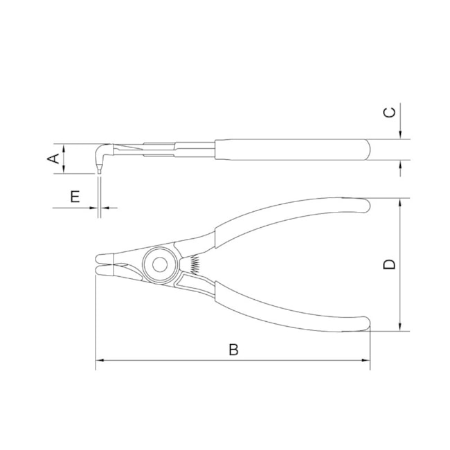 Jogo de Alicates para Anéis 4 Peças 44011/504 TRAMONTINA PRO-c0aad243-236c-424b-9fc5-c60f246f91d9