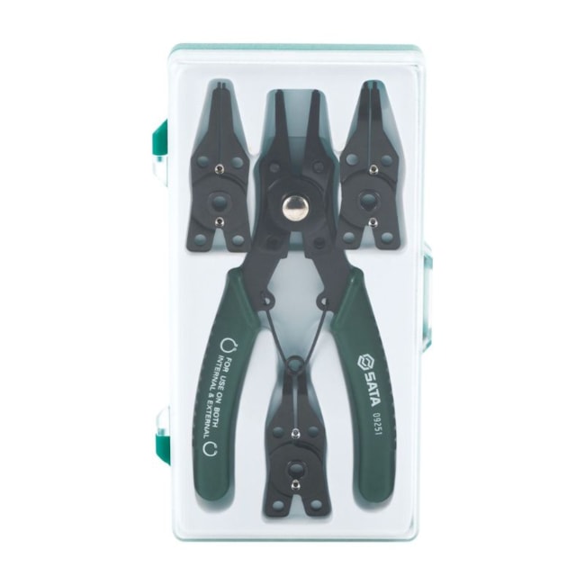 Jogo de Alicates para Anéis de Retenção 5 Peças ST09251SJ SATA-e3929194-fe5b-4981-ad1a-f6ceefcdb77a