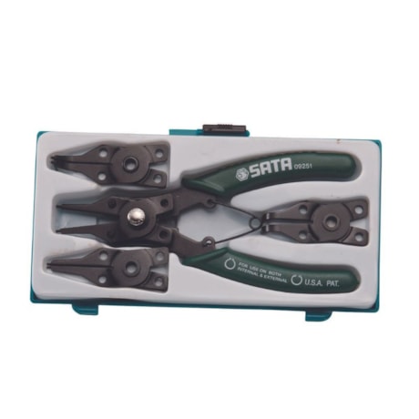 Jogo de Alicates para Anéis de Retenção 5 Peças ST09251SJ SATA-8e49088a-eaf7-424f-81b9-d200842ef41b