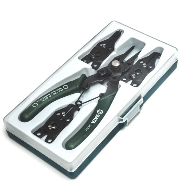Jogo de Alicates para Anéis de Retenção 5 Peças ST09251SJ SATA-664d65b8-fe66-43db-a62d-ffec2daac2fb