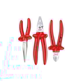 Jogo de Alicates Universal Isolado 3 Peças VDE S8003 GEDORE