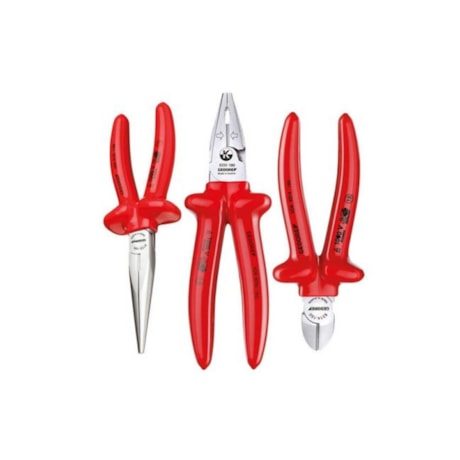 Jogo de Alicates Universal Isolado 3 Peças VDE S8003 GEDORE-e7583aec-3584-410d-afe4-afa481a27a00
